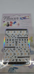 LV Designer Black Nail Stickers Decals - designercrafty