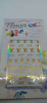 LV Designer Gold Nail Stickers Decals - designercrafty