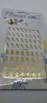 YSL Dollar Sign Designer Logo Nail Stickers Decals Gold - designercrafty